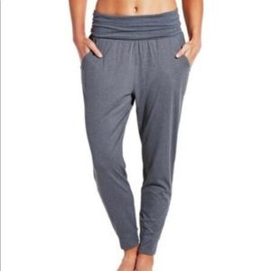 Calia by Carrie Underwood Effortless Foldover Waist Jogger Pants in Gray